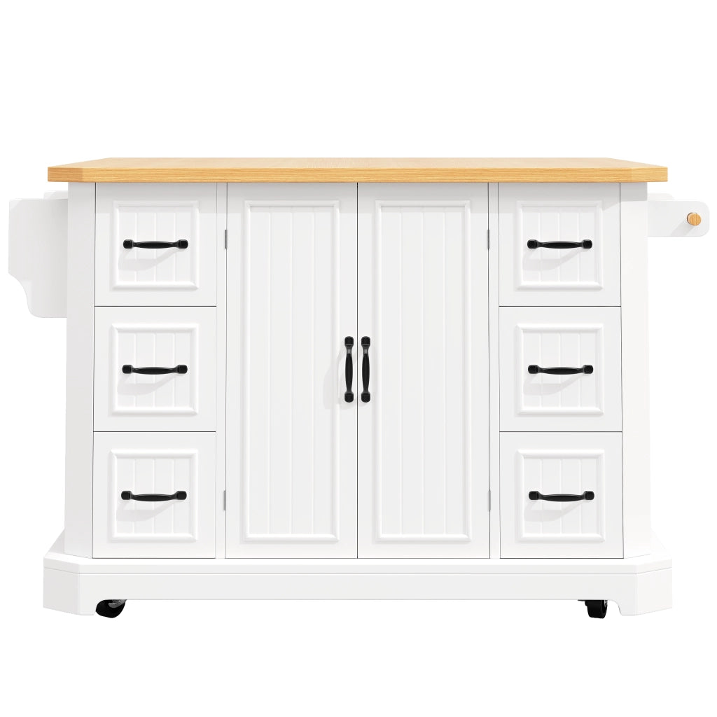 ISOLA DA CUCINA MOBILE 120x45x91 cm MDF Bianco
