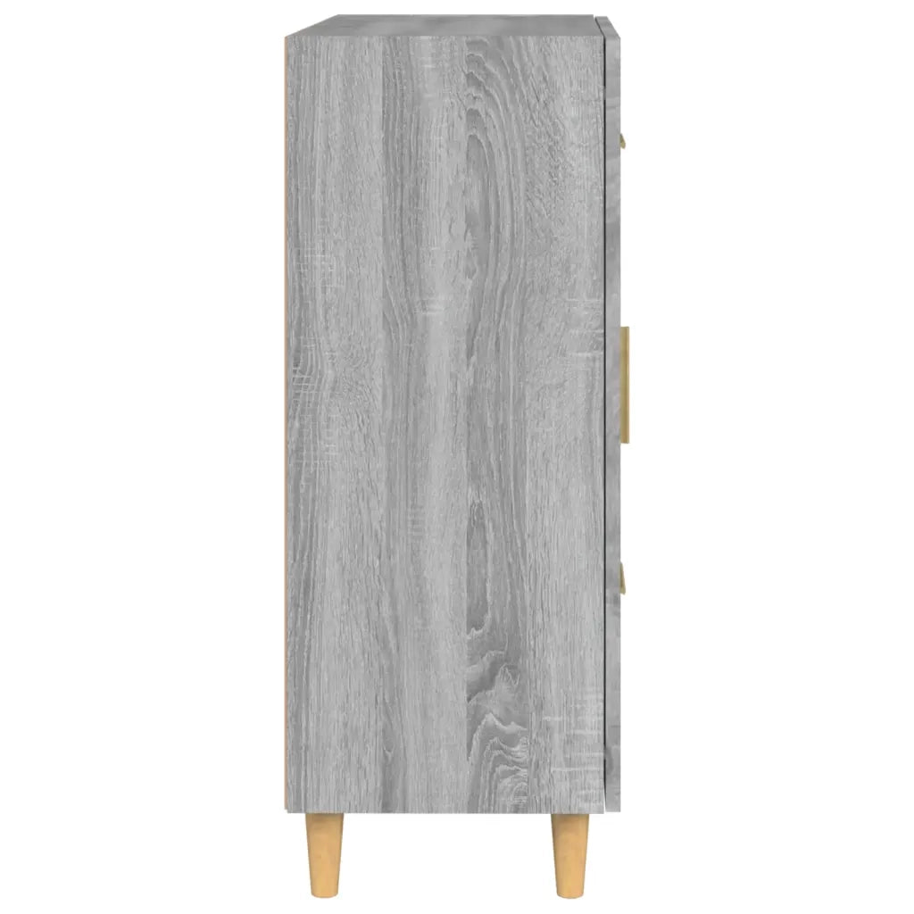 Credenza Grigio Sonoma 69,5x34x90 cm in Legno Multistrato 817364