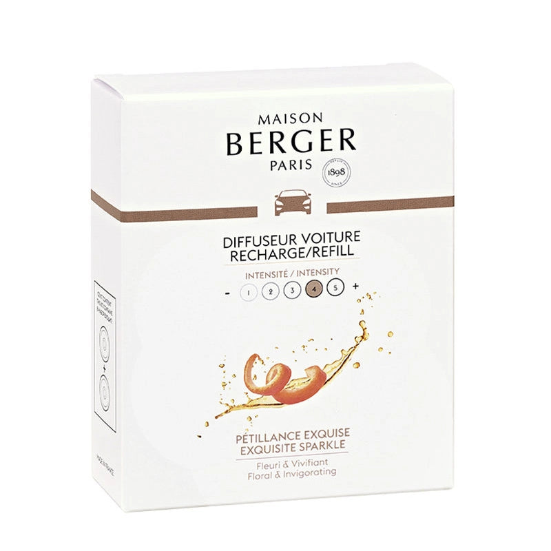 Ricarica Diffusore Auto Petillance Exquise Bestsellers Cialde 2 Pz Maison Berger