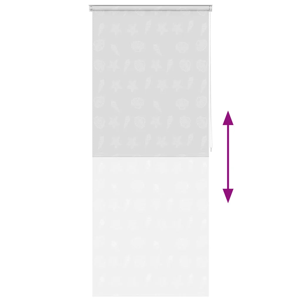 Tenda a Rullo per Doccia-Tenda avvolgibile 120x240 cm Stella Marina