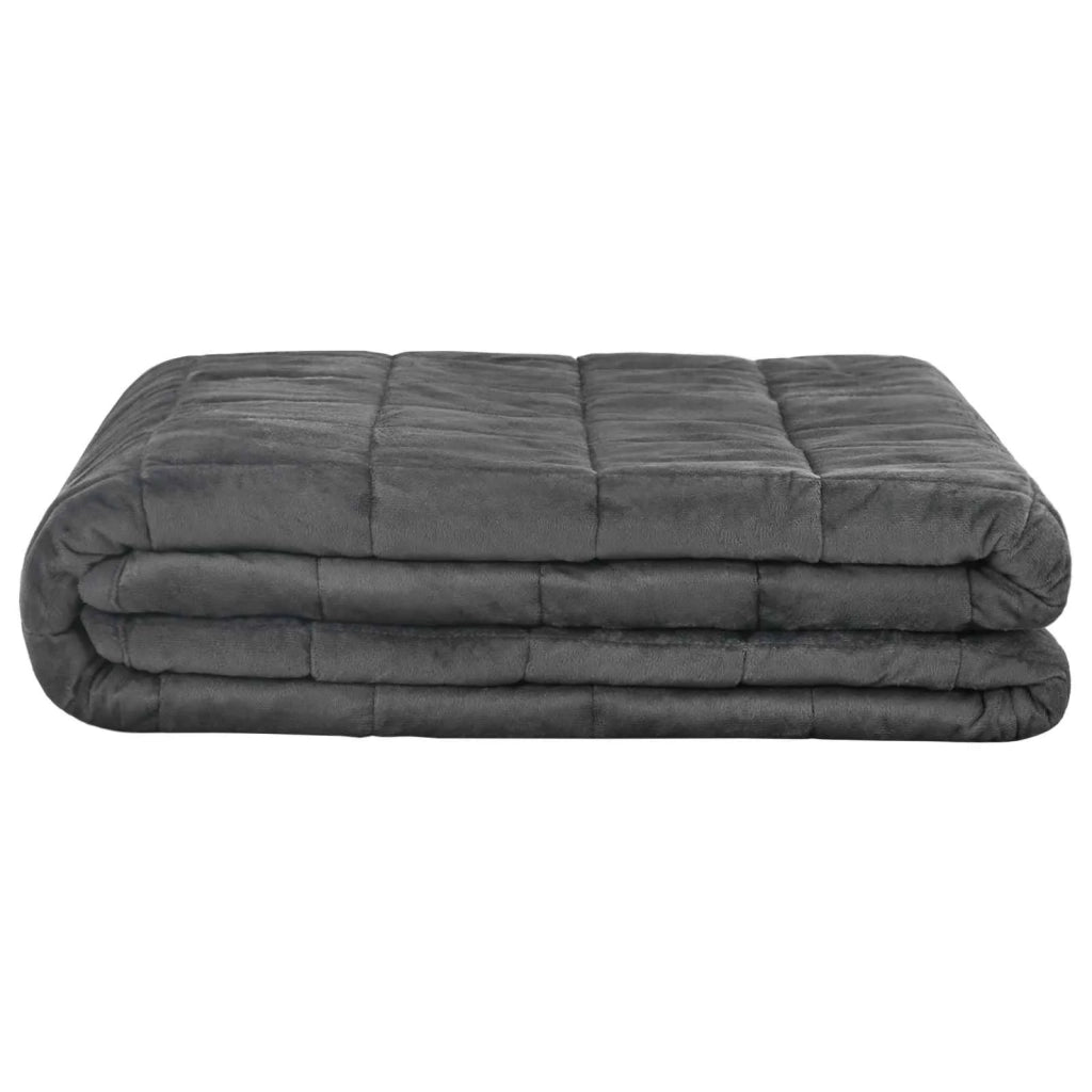 Coperta Ponderata Antracite 122 x 183 cm 9 kg 100% Cotone 205T 3442974