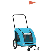 Rimorchio da Bici per Animali Blu Oxford e Ferro CFW8833976