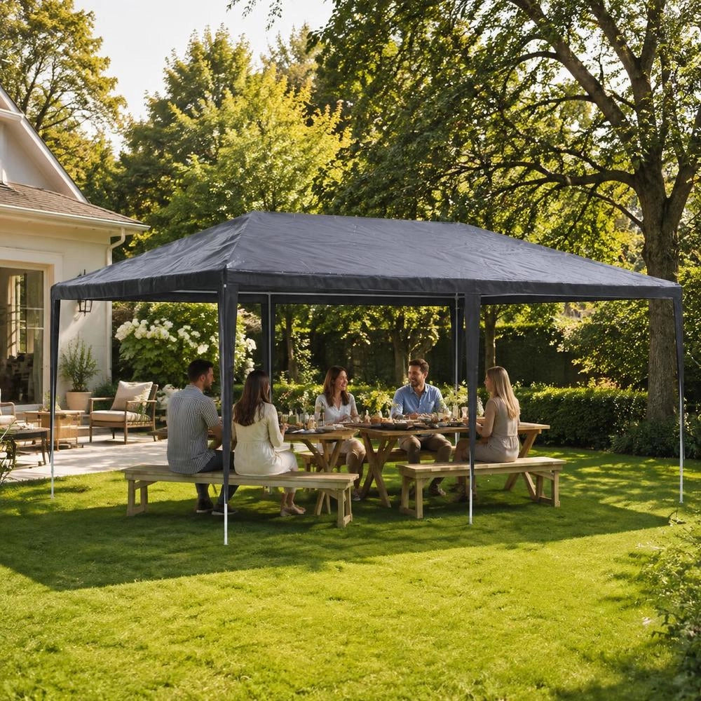 Professional Party Tent 4x6 M Anthracite 90 G/square Meter