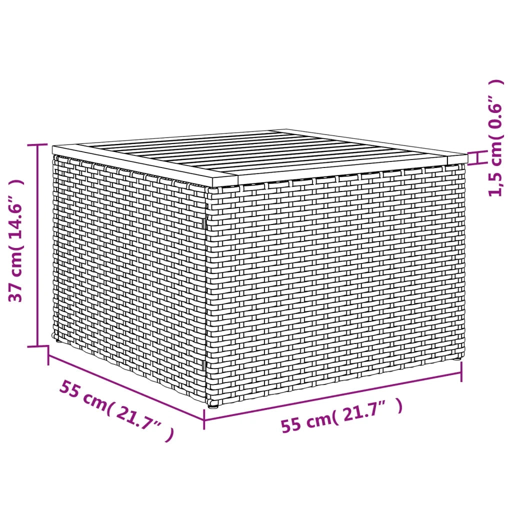 Salotto da Giardino-Set Divani da Giardino 4 pz con Cuscini Nero in Polyrattan 769683