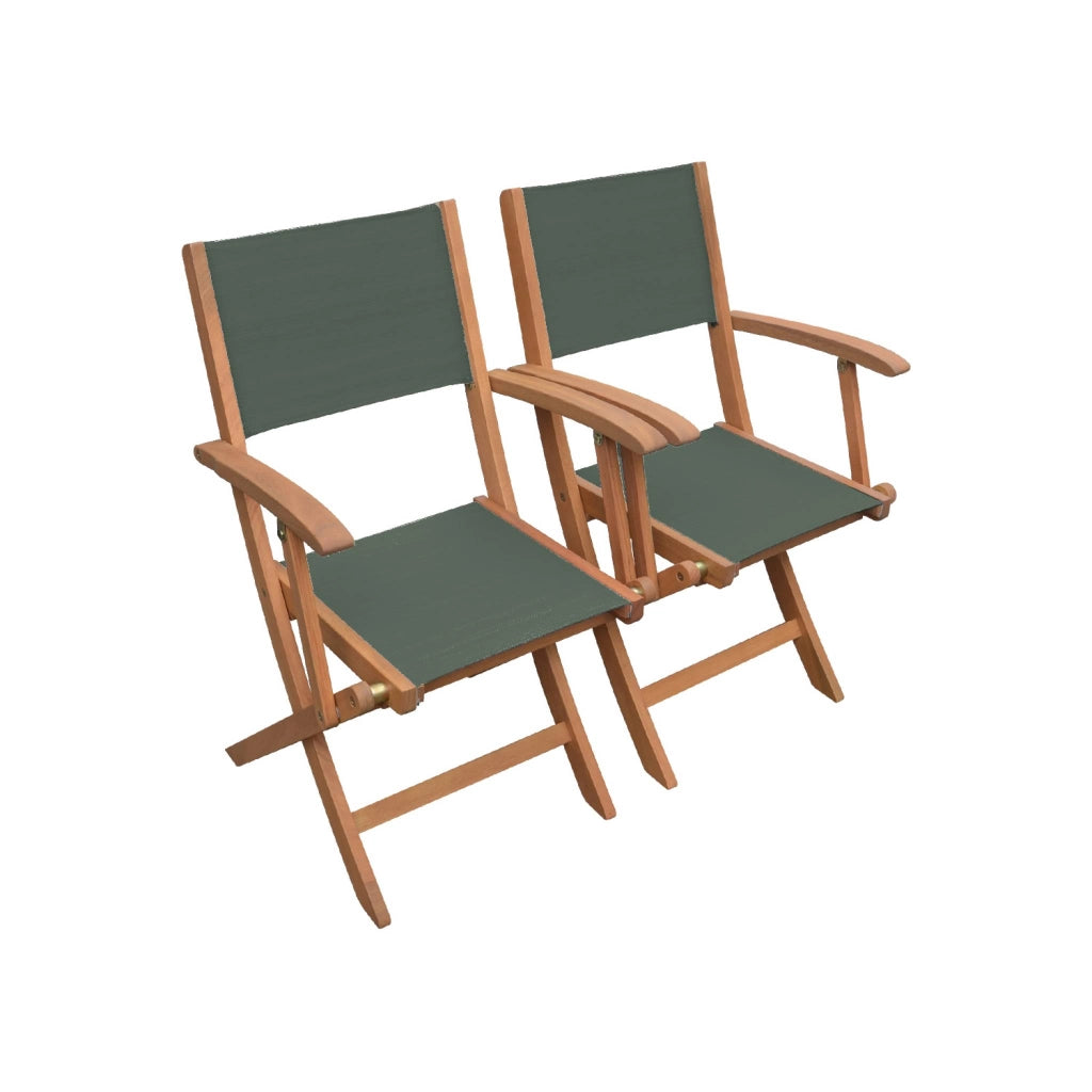 Set tavolo da giardino estensibile in legno con 10 sedie, marrone
