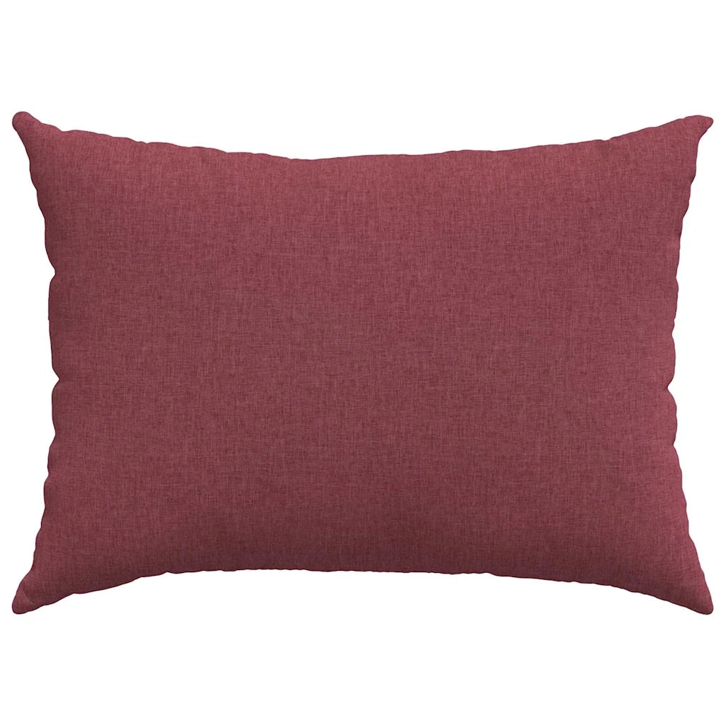 Cuscini da Divano 2 pcs Rosso Vino 70 x 50 cm Tessuto 42013742