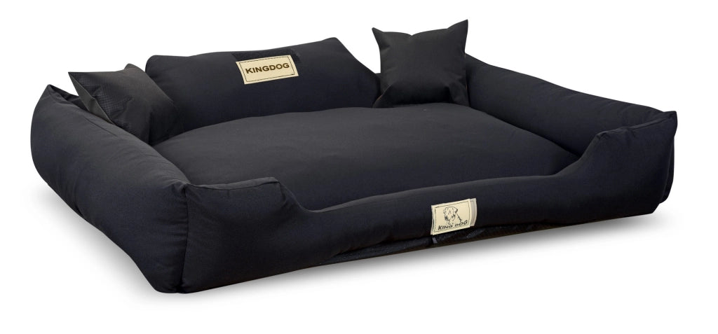 AIO FACTORY 115x95 cm KINGDOG MM43 Cuccia per cani personalizzabile nera