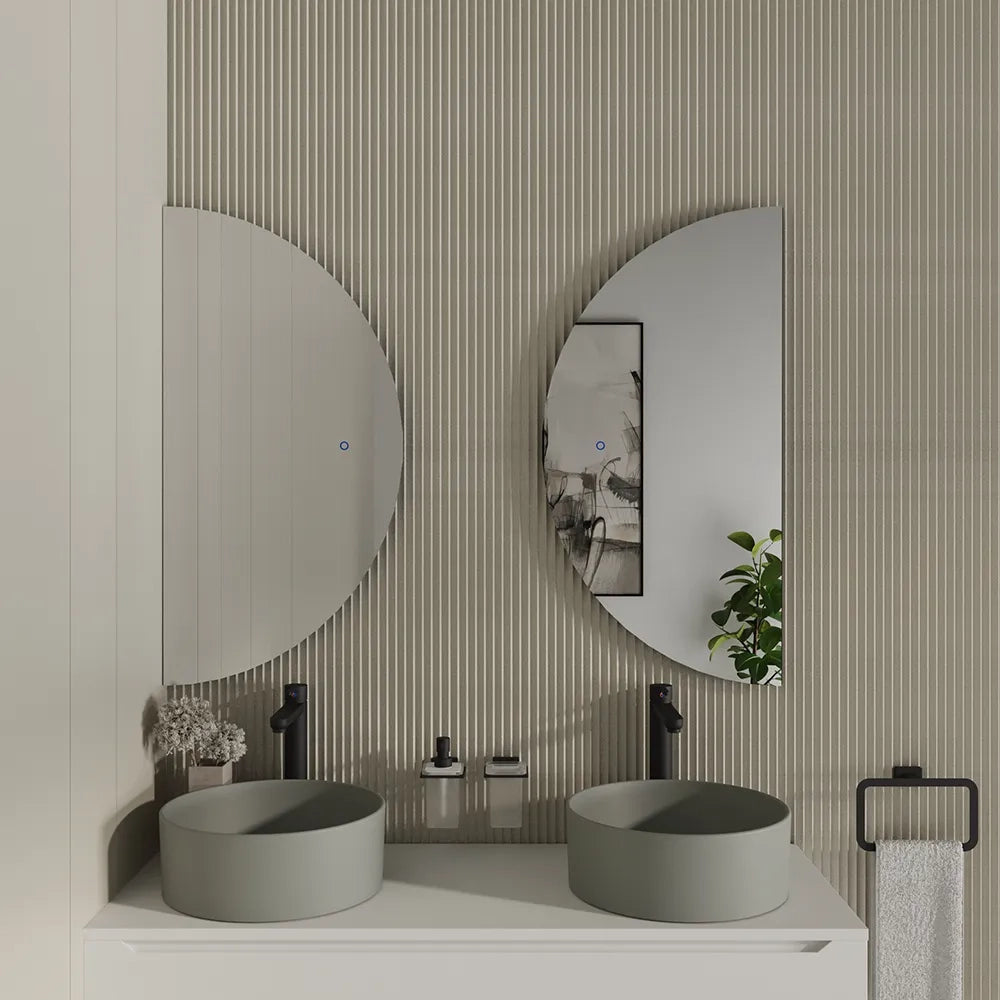 Specchio led 50x100 cm retroilluminato touch screen luce neutra | Luna