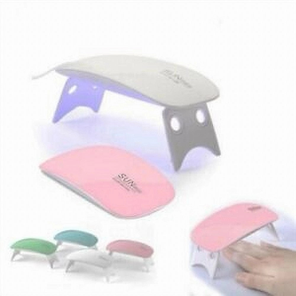 Trade Shop - Mini Lampada Uv Led Fornetto Ricostruzione Unghie Per Gel Unghie Mini Portatile -