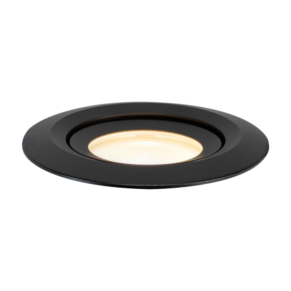 Faretto incasso Lagos orientabile GU10 nero IP65 LP