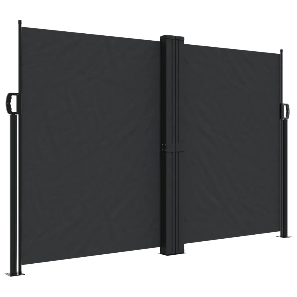 Tendada Sole Laterale Retrattile Nera 160x600 cmcod mxl 91740