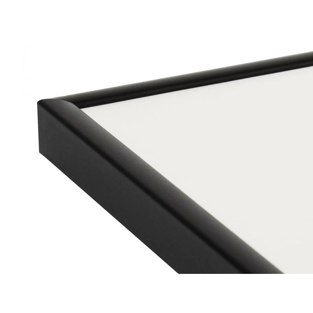 Cornice da 12,5" in alluminio per esposizione a parete di vinili a 33 giri Nero Avizar