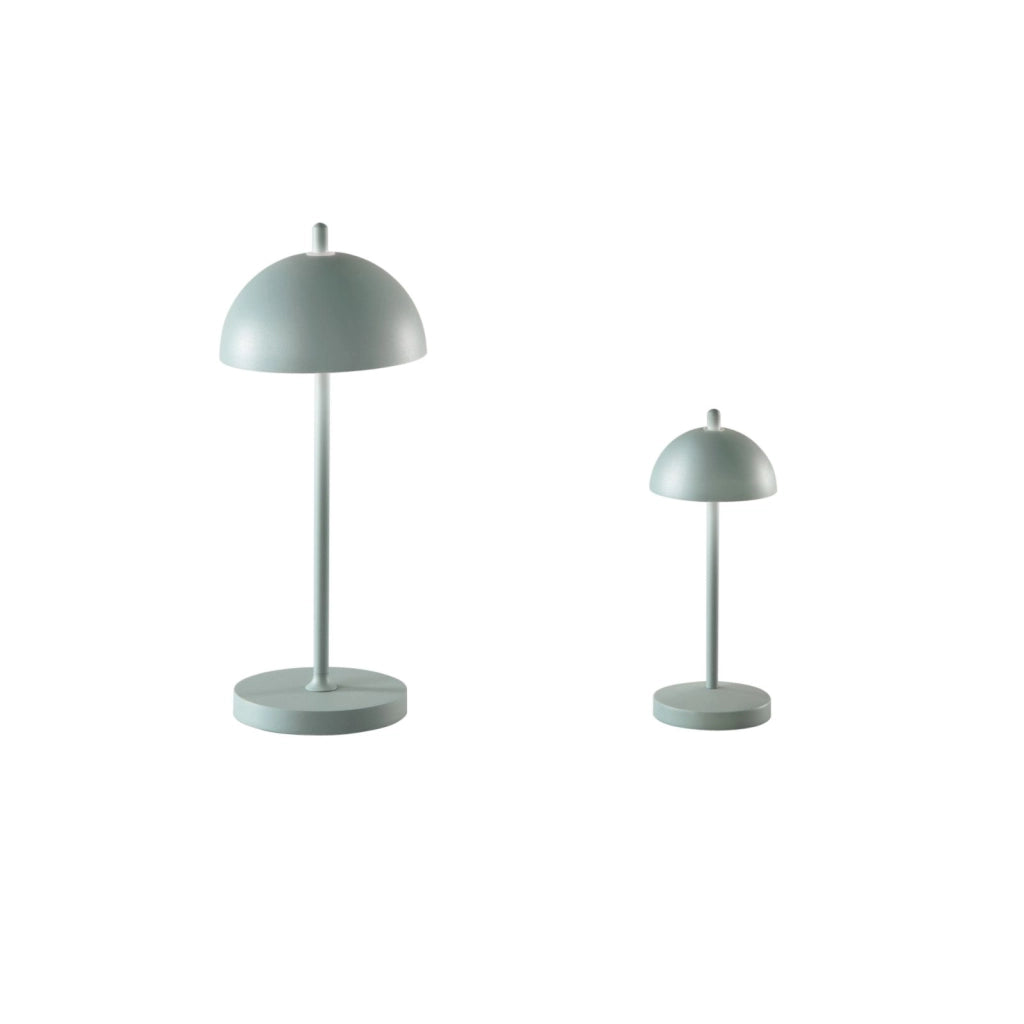 LAMPADA DA TAVOLO RICARICABILE LED PARTY VERDE 2,5W 350LM 3000K DIMMERABILE IP44 13x30CM