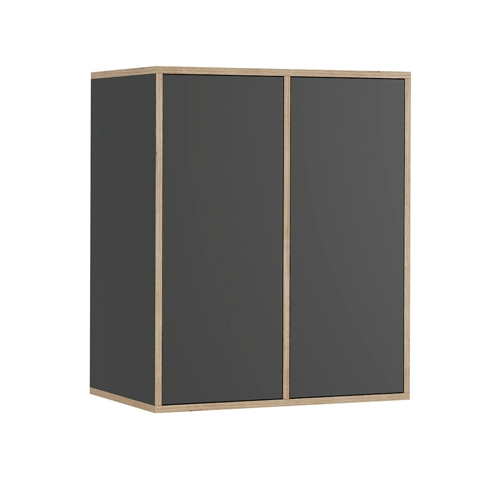 Vicco Libreria da parete Antracite 63 x 75 cm con 2 porte