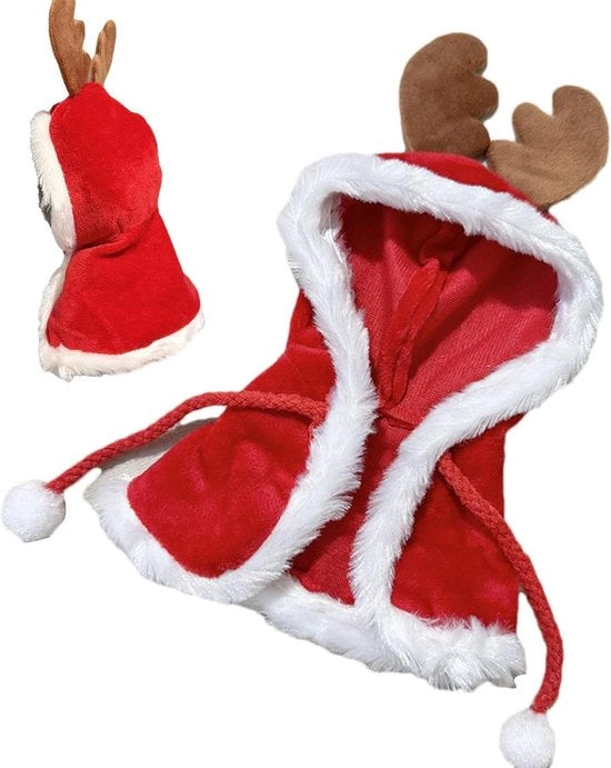 Abbigliamento natalizio per bambole - Costumi plucché - Cappuccio in legno - Articoli di costume per fan.