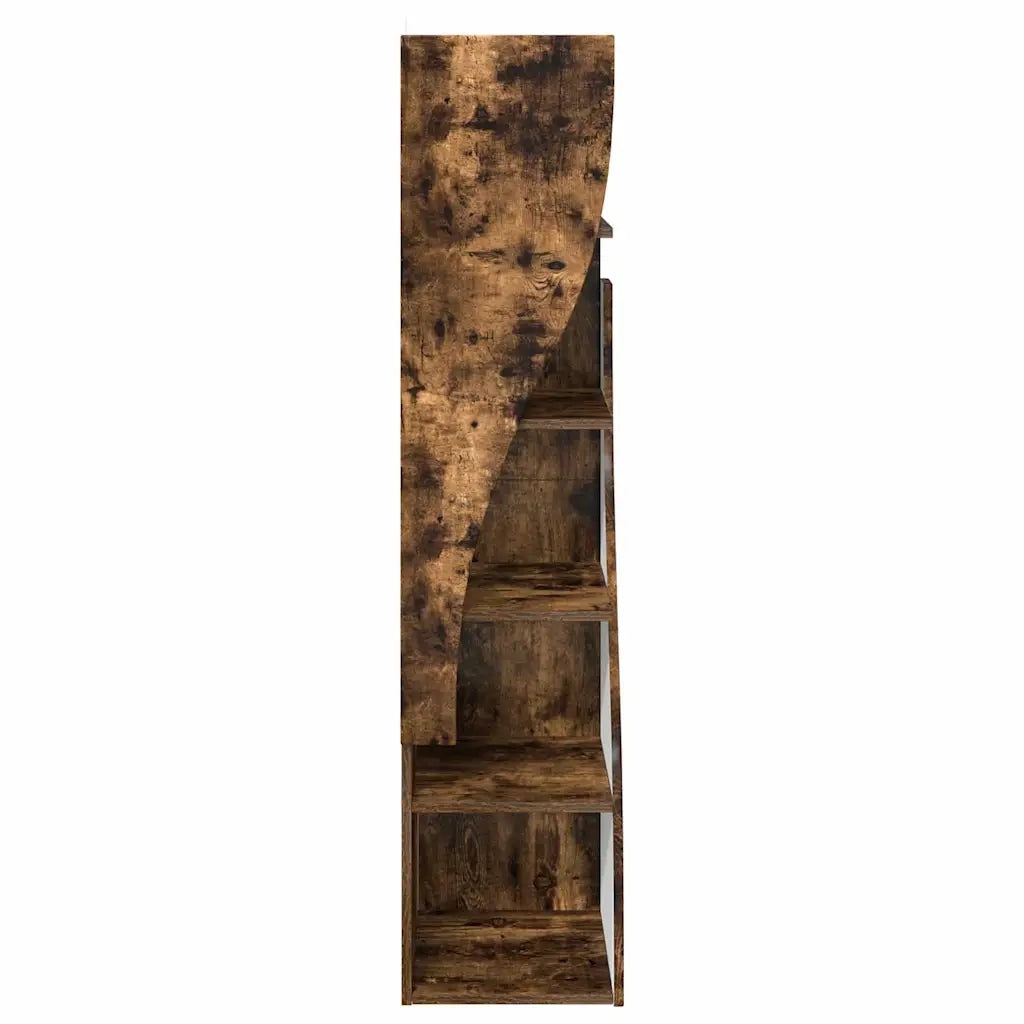 Mobile angolare Rovere fumé 32x32x140cm Legno multistrato 889880