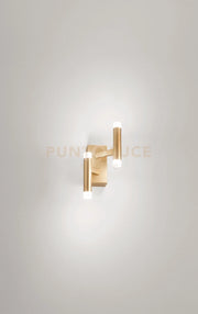 Applique in metallo e alluminio  oro Candles LED 12W 3000K CRI?80 220-240V 50/60Hz 840L dimmerabile biemissione