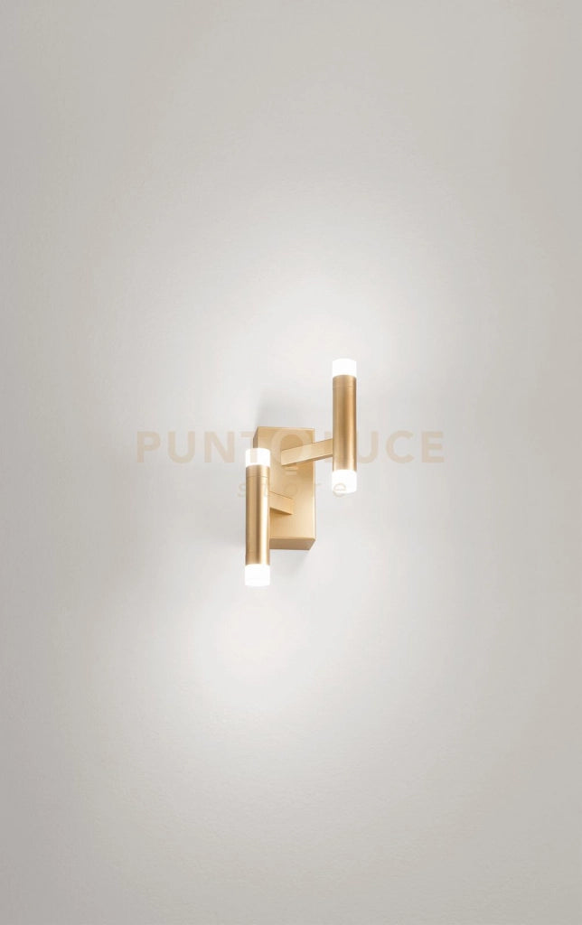 Applique in metallo e alluminio  oro Candles LED 12W 3000K CRI?80 220-240V 50/60Hz 840L dimmerabile biemissione