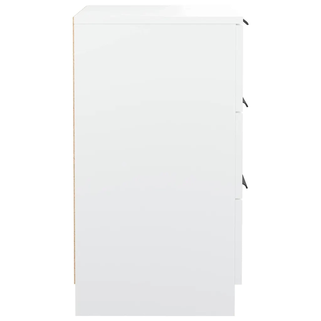 Comodini 2 pz Bianchi 40x36x65 cm 811269