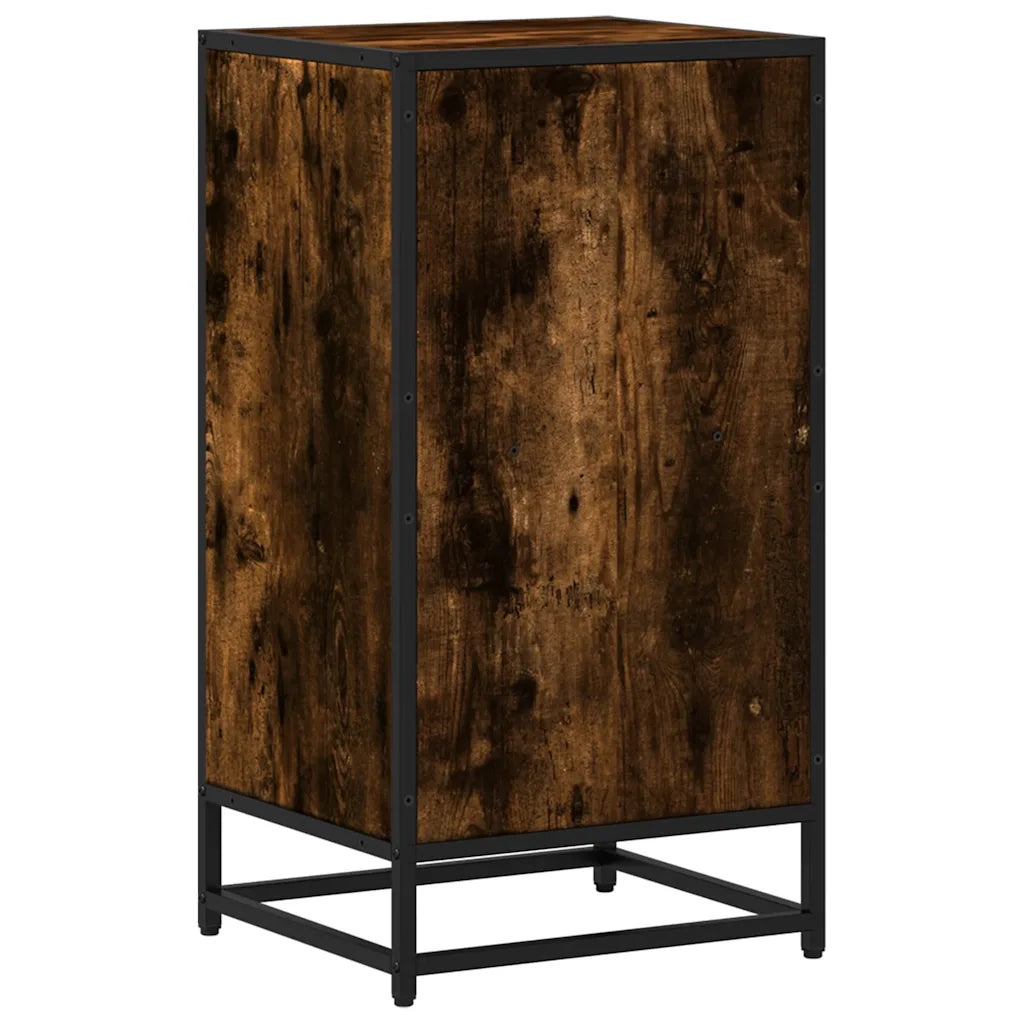 Libreria Rovere Fumo 40x35x76 cm in Legno Multistrato 849096