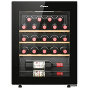 Candy CWC023 DiVino Cantinetta Vini Libera Installazione 23 Bottiglie 62 L Classe G Wi-Fi Ripiani Legno Anti UV colore Nero