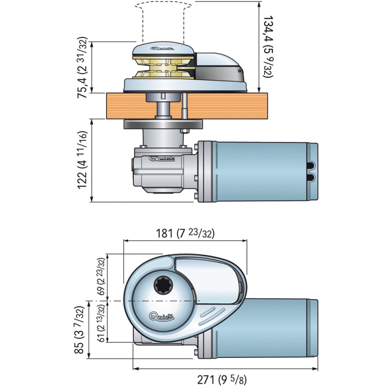 DP1 C/CAMPANA 500W 12V B.6
