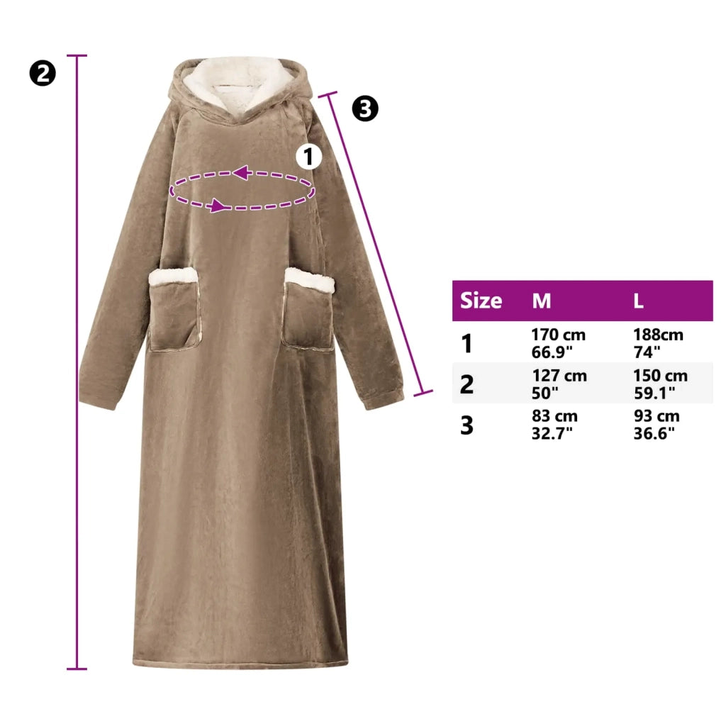 Felpa coperta Cammello L Pile e Flanella CFW1644579
