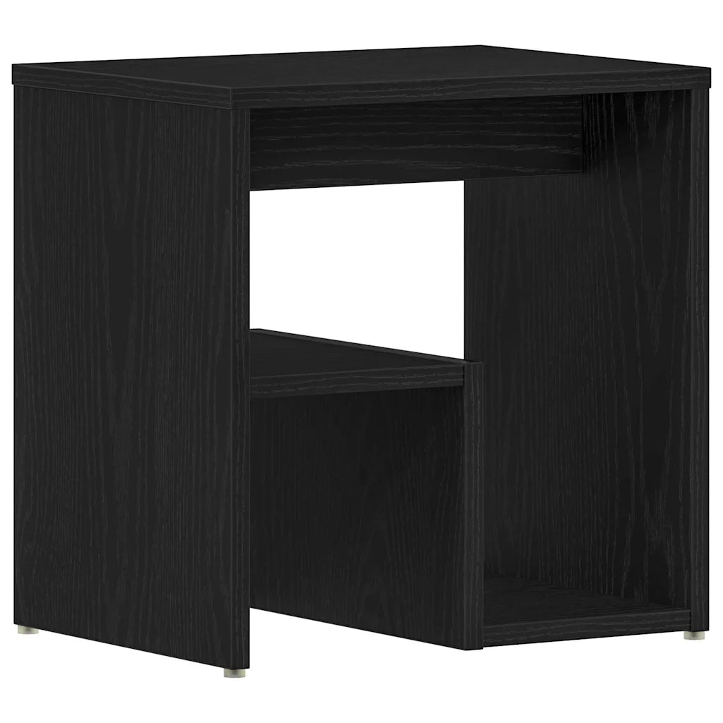 Armadio da Notte Rovere Nero 40 x 30 x 40 cm 862615