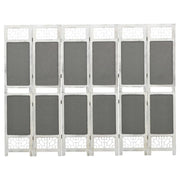 Divisorio a 6 Pannelli Grigio 210x165 cm in Tessuto cod mxl 57418
