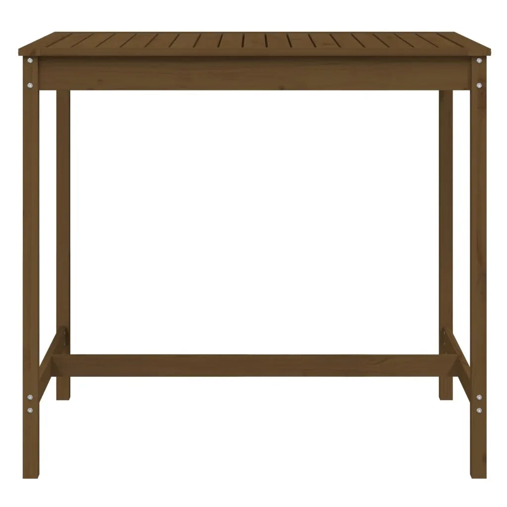 Tavolo da Giardino Ambra 121x82,5x110 cm Legno Massello di Pino 824091