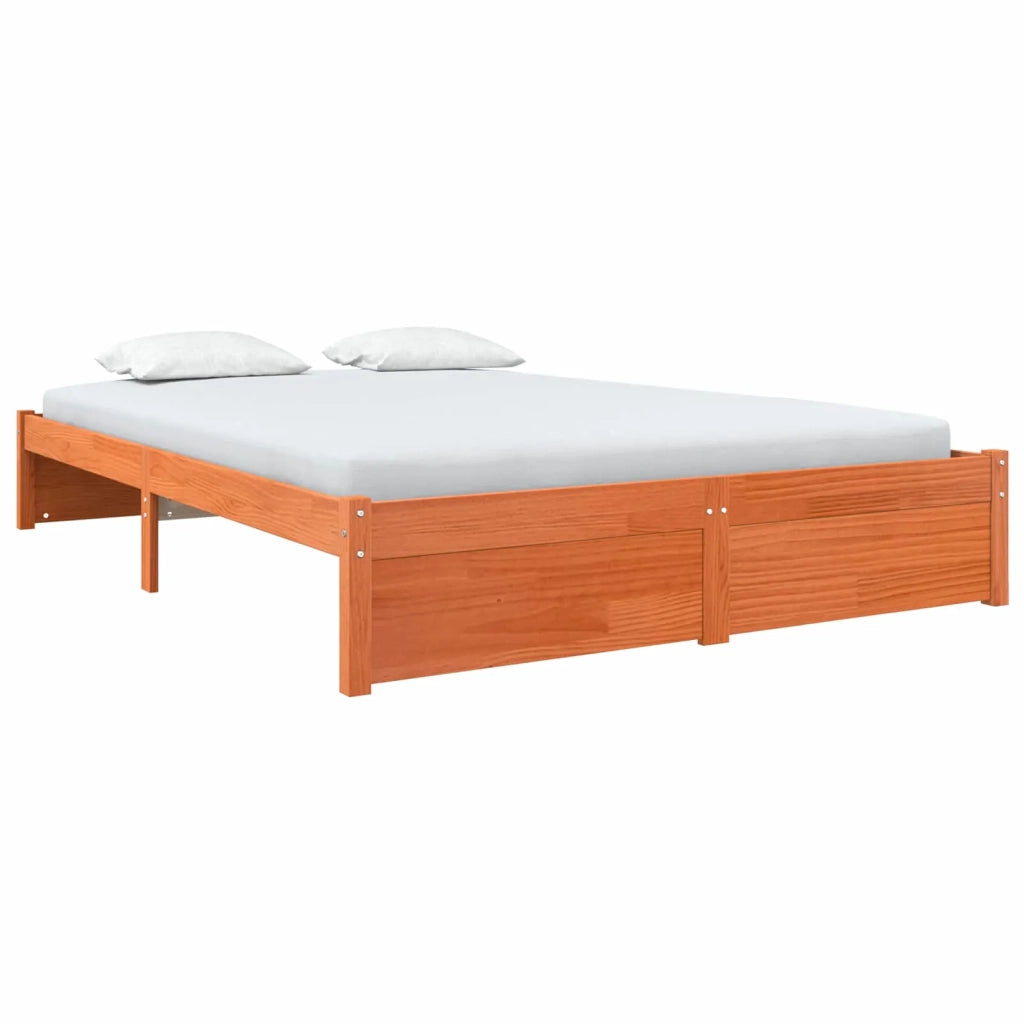 Struttura del letto Marrone cerato 150 x 200 cm