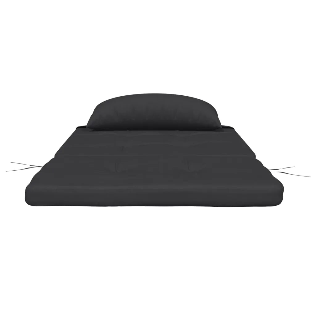 Cuscini per Sedia Adirondack 2 pz Neri in Tessuto Oxford 361837