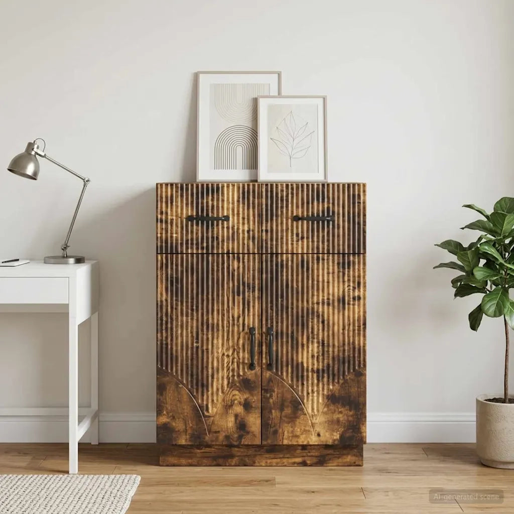 Credenza Rovere Fumo 66 x 34,5 x 87 cm Legno ingegnerizzato 895330