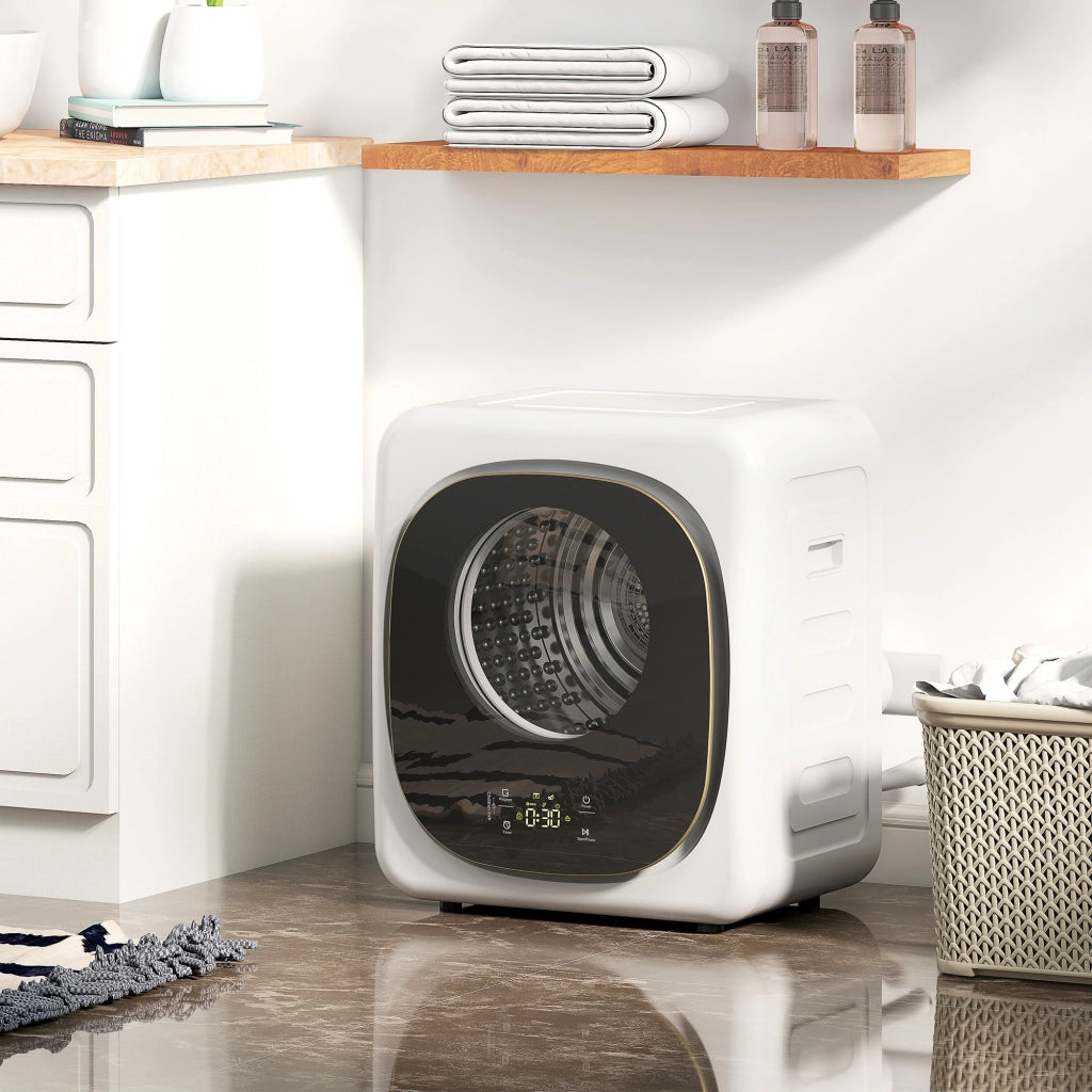 Asciugatrice a condensazione portatile 4 Kg ¨C zephmum ¨C 800 W bianco