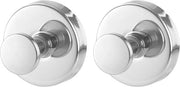 Ganci Adesivi Extra Resistenti con Gancio per Asciugamano Senza Martellare Gancio per Parete per Doccia Orecchiera - 2 Pezzi