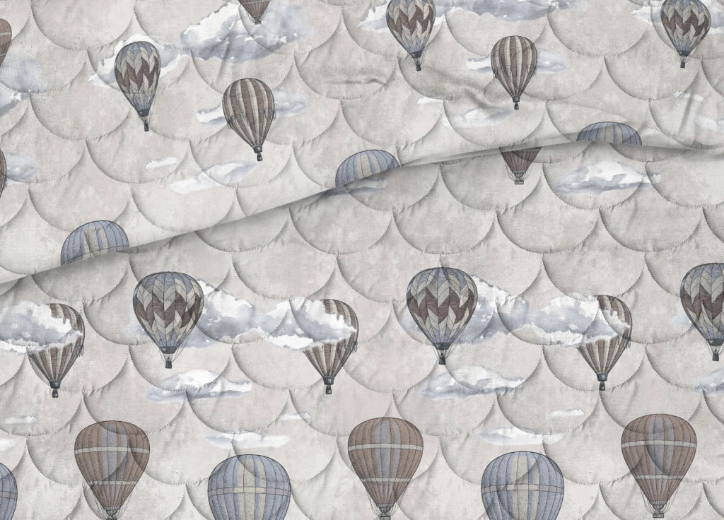 Trapuntino Piumino Estivo 100gr Linea Pensieri Delicati Disegno Volare - Singolo - Beige