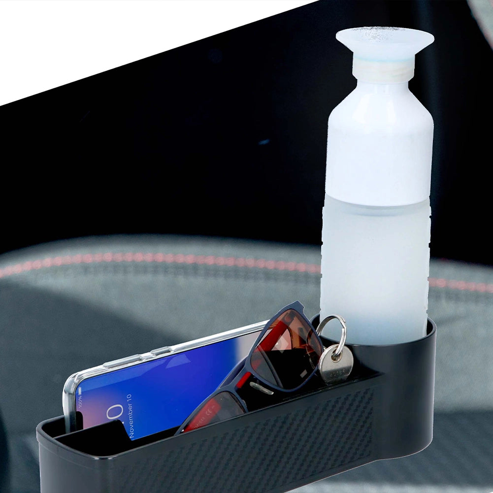 Organizzatore per Auto con Porta Bevande Organizer in Plastica Dura 4 Scomparti