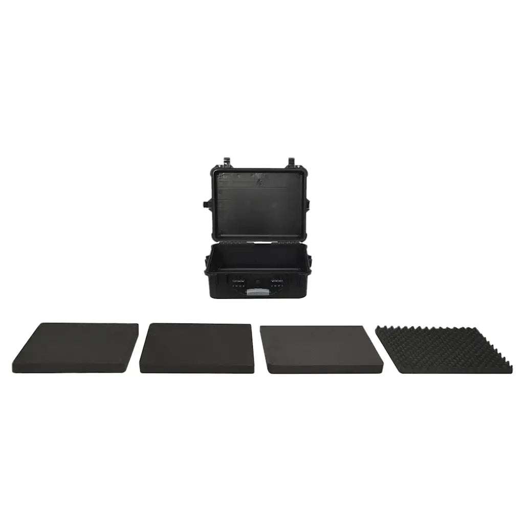 Valigetta da Volo Portatile Nera 55x43x21 cm in PP CFW8153103