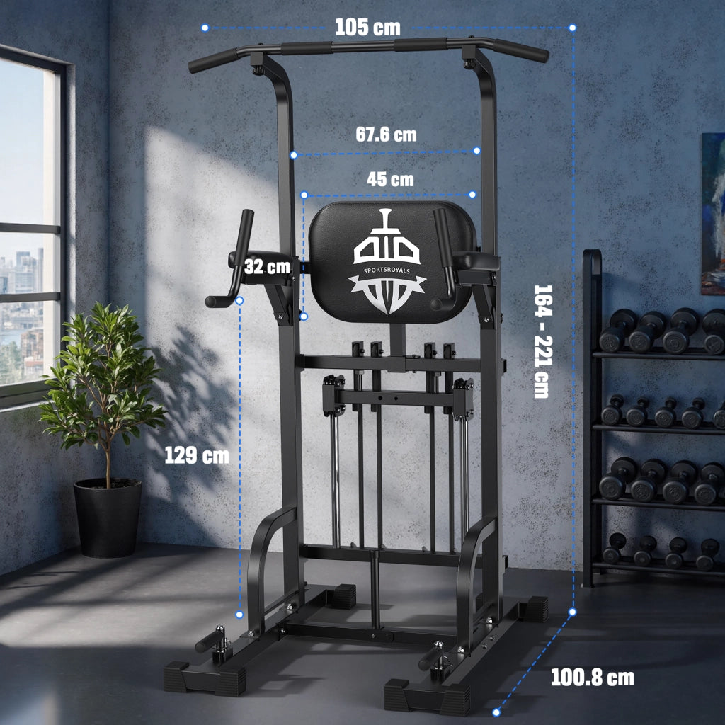 Torre Potenza Dip Station Pull Up Bar ¨C zephmum ¨C 204 kg
