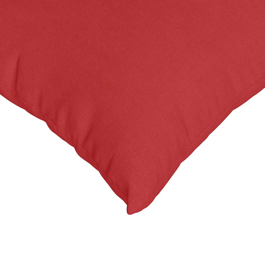 Cuscini da Divano 2 pz-Set di 2 Cuscini per Sofa Rosso 60 x 40 cm Tessuto
