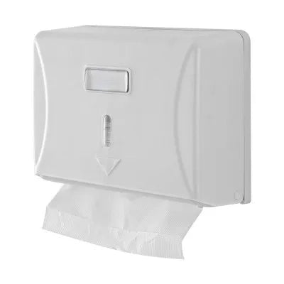 Distributore salviette piegate Z-V capienza 200 in ABS bianco