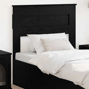 Testiera-Testata-Testiera Decorativa Rovere Nero 75 cm Legno multistrato 368295