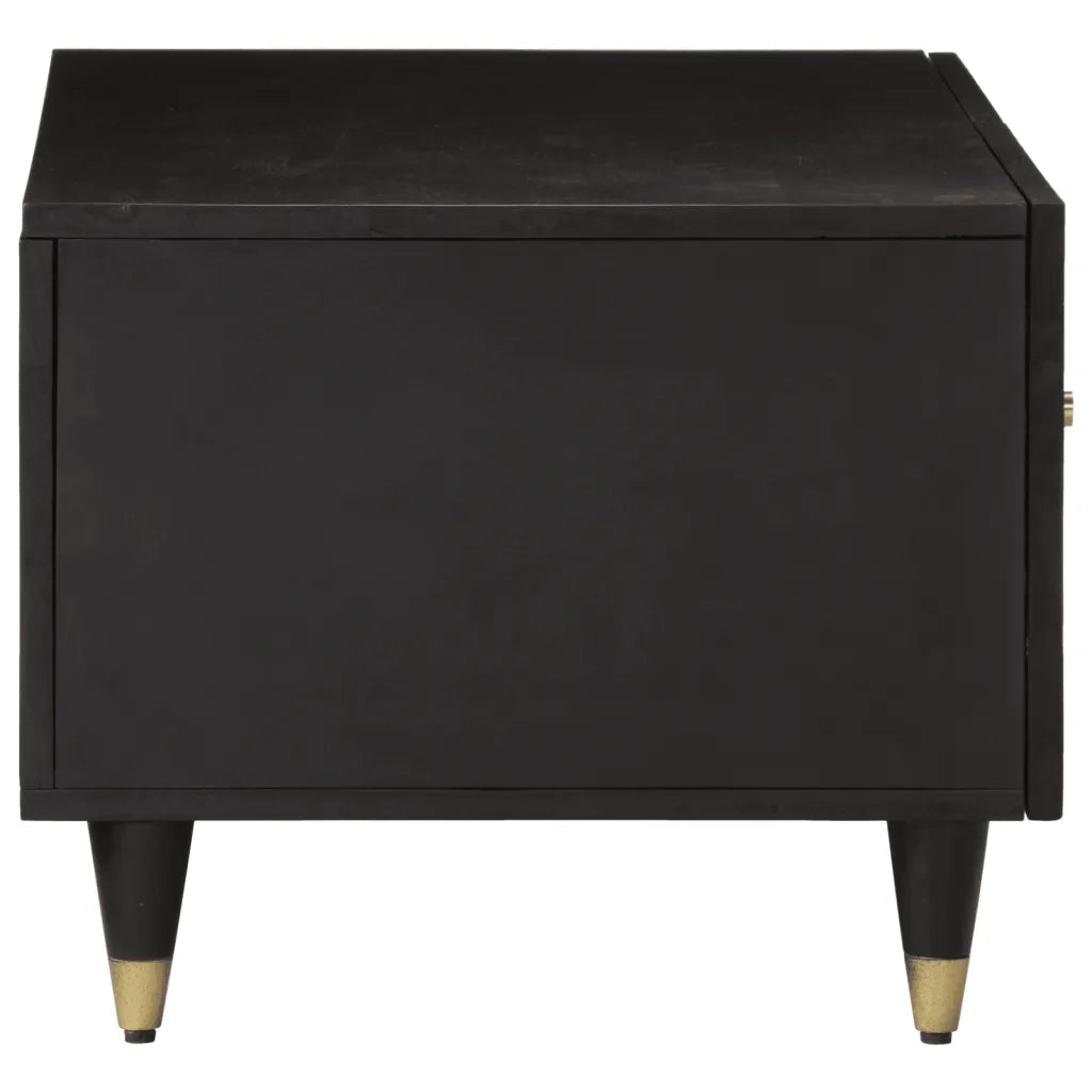 Tavolino da Salotto 80x50x40 cm Legno Massello di Mango 358325