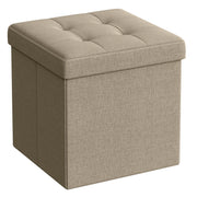 Valora PUFA Organizer portaoggetti in MDF color cammello per camera da letto