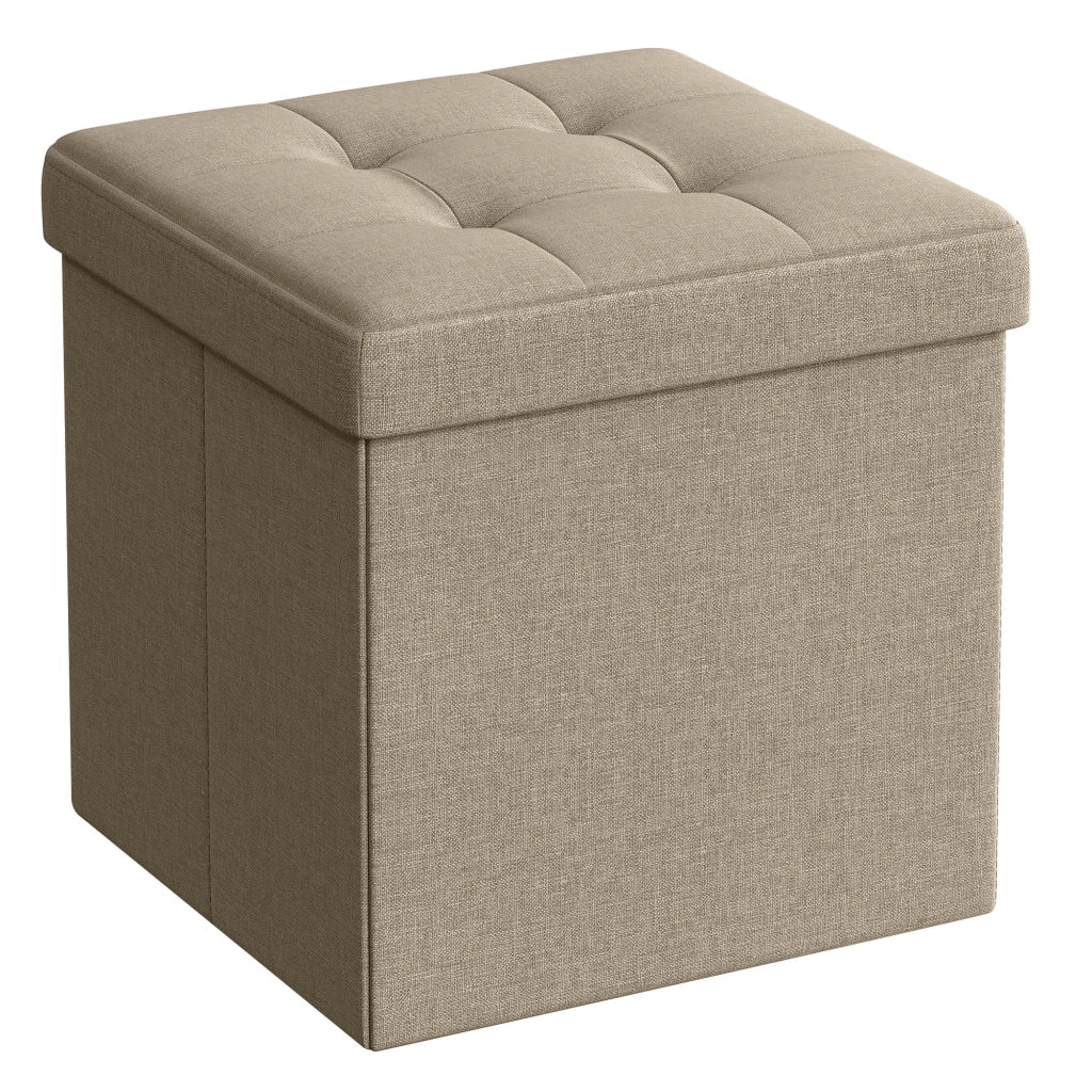 Valora PUFA Organizer portaoggetti in MDF color cammello per camera da letto