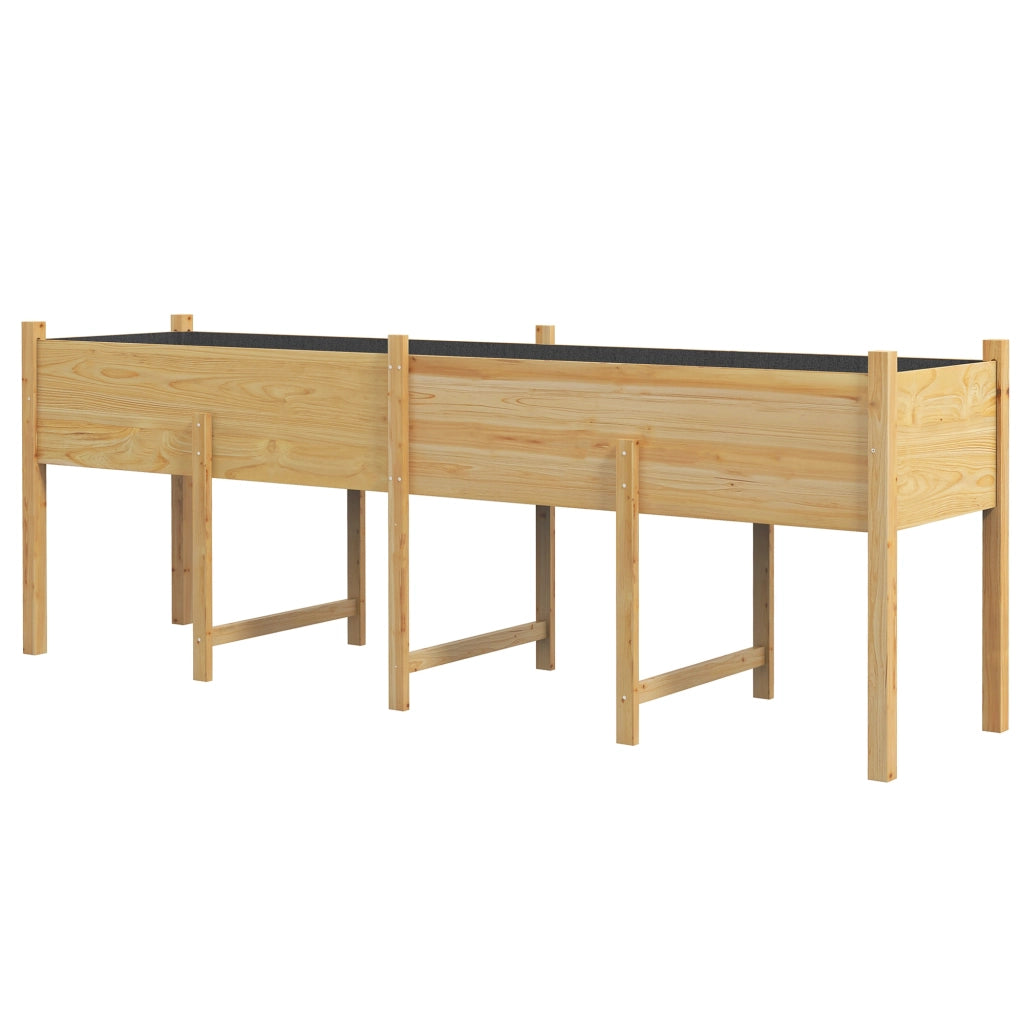 Fioriera da Giardino Rialzata ¨C zephmum ¨C Legno di Abete Pre-oliato