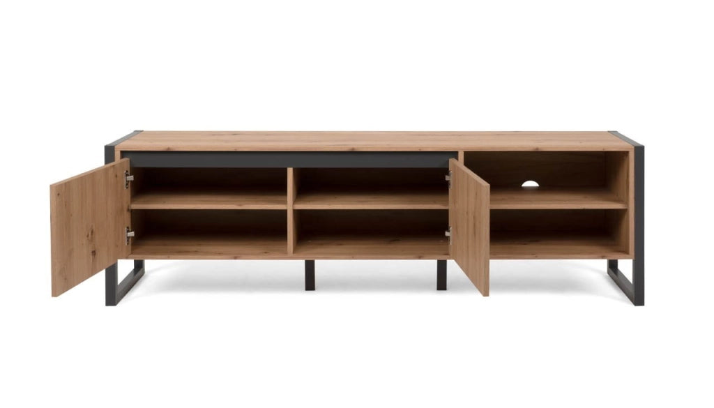 Mobile porta TV 160x40x55 cm Denver 54 quercia antracite