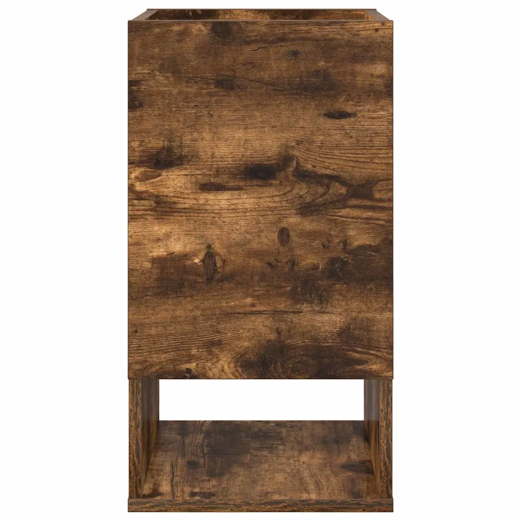 Tavolino Rovere fumé 30 x 30 x 56 cm Legno ingegnerizzato 890936