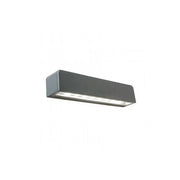 Applique Da Esterno Moderna Unit Alluminio E Vetro Grigio Led 9W 4000K