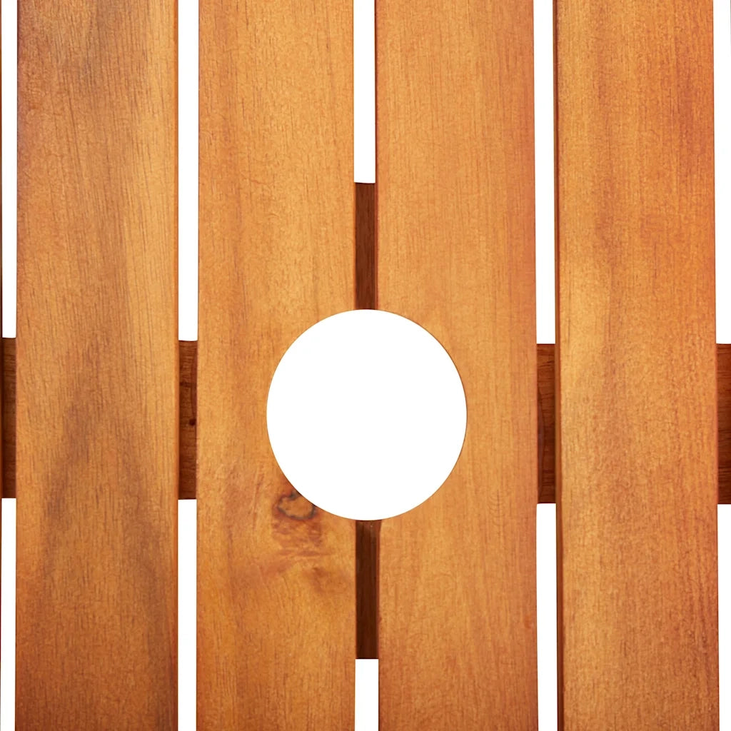 Tavolo da Giardino 215x90x74 cm in Legno Massello di Acacia 45963